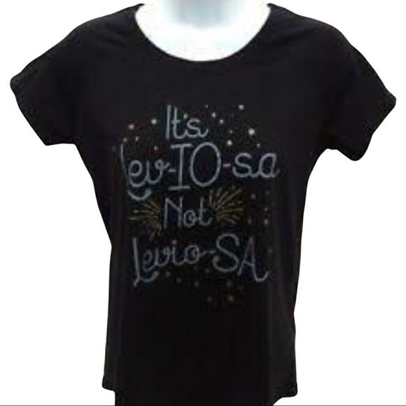 Box Lunch Harry Potter Basic Short Sleeve Solid Black T-Shirt XL, - Picture 1 of 5
